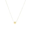 Collier Zag Bijoux Henriette acier doré