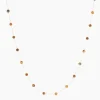 Collier Zag Bijoux Hinaku acier doré oeil de tigre