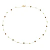 Collier Zag Bijoux Hinaku perles vertes