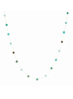 Collier Zag Bijoux Hinaku acier doré_x005f_x000D_apatite/zirconium
