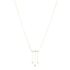 Collier Zag Bijoux Isabeau pendentif trio d'oxydes