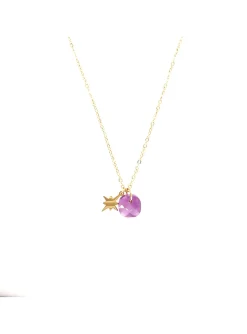 Collier Zag Bijoux Manureva pendentif amthyste