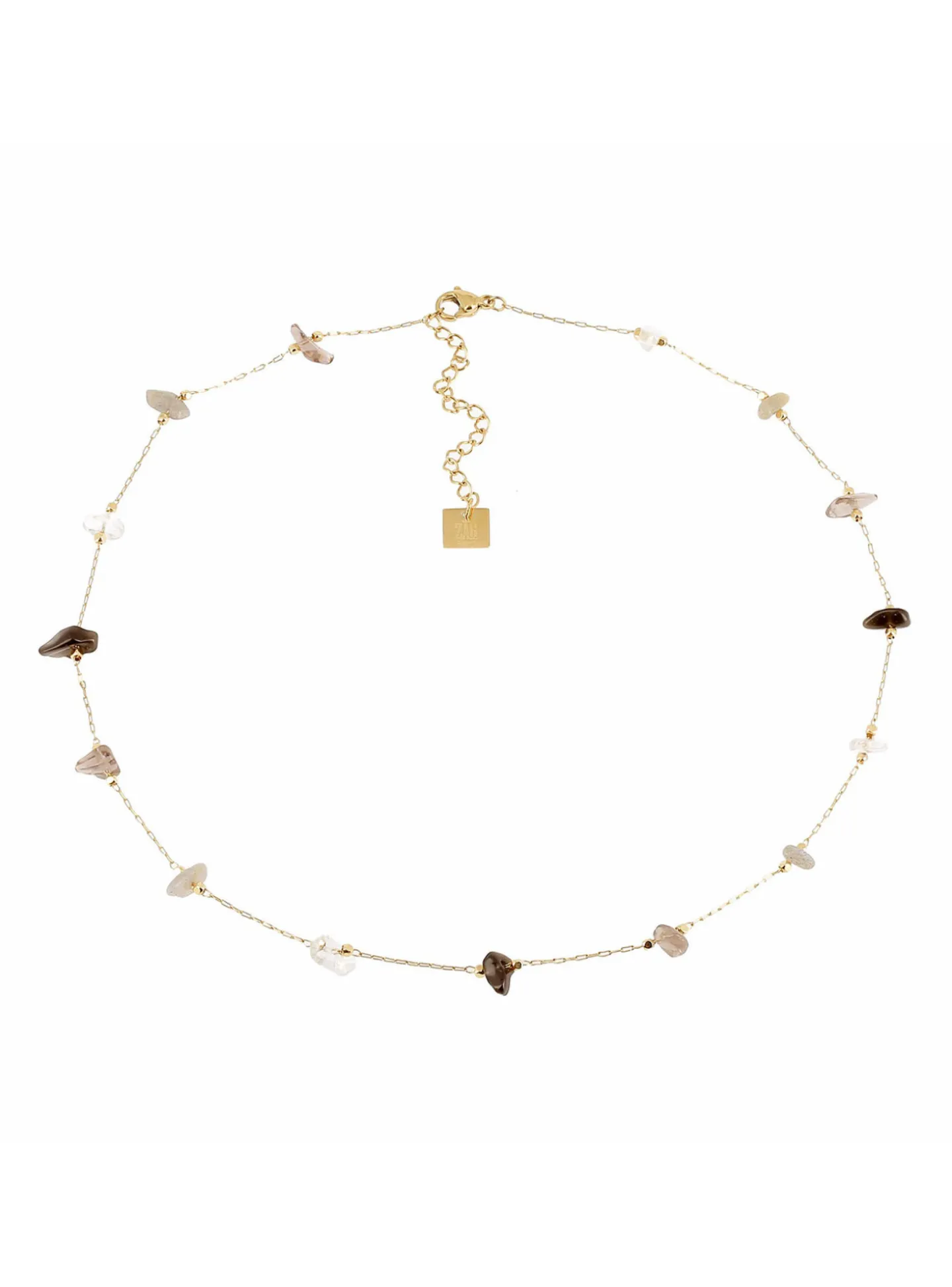 Collier Zag Bijoux Mix de pierres