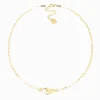 Collier Zag Bijoux motifs poires horizontaux acier_x005f_x000D_doré
