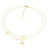 Collier Zag bijoux multi Charm Luckdouble rang