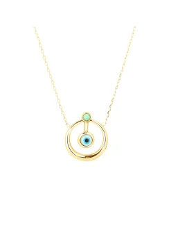 Collier Zag Bijoux Oeil de protection turquoise