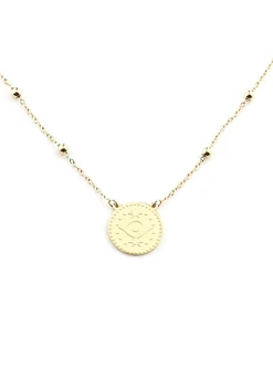 Collier Zag Bijoux Osiris acier doré