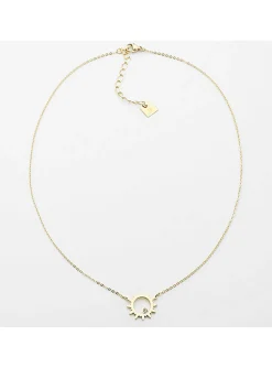 Collier Zag Bijoux Oursin acier doré