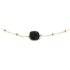 Collier Zag Bijoux Pablo pavé onyx