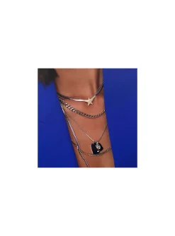 Collier Zag Bijoux Ueda acier étoile