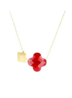 Collier Zag Bijoux Vega rouge