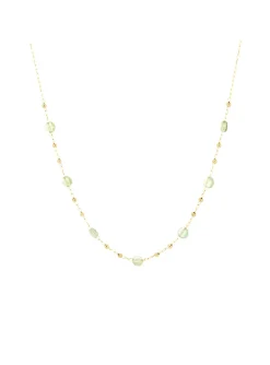 Collier zag bijoux Zoe perles de péridot