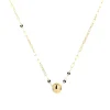Collier Zag Bjoux Minidisco perle dorée