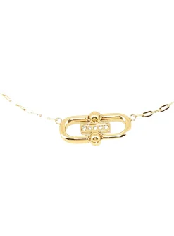 Collier Zag Délita acier doré
