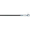 Cordon Brillaxis caoutchouc noir 45 cm