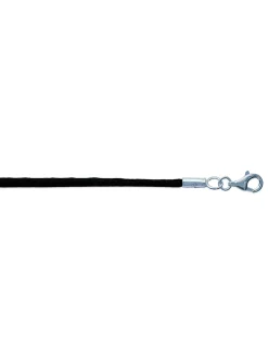 Cordon en satin Brillaxis noir 45cm