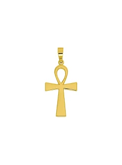 Croix Egyptienne Brillaxis or jaune 18 carats