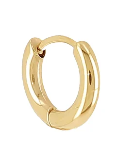 Créole individuelle Zag Bijoux acier doré_x005f_x000D_Taille S (10mm)