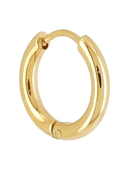 Créole individuelle Zag Bijoux acier doré_x005f_x000D_Taille L (15mm)