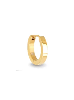 Créole individuelle Zag Bijoux acier doré_x005f_x000D_Taille S (10mm)