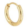 Créole individuelle Zag Bijoux acier doré_x005f_x000D_Taille M (12mm)