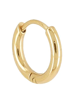Créole individuelle Zag Bijoux acier doré_x005f_x000D_Taille M (12mm)