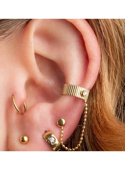 Créole individuelle Zag Bijoux Fidji acier doré