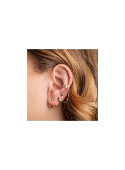 Créole individuelle Zag Bijoux acier doré oxyde