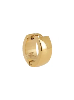 Créole large individuelle Zag Bijoux acier doré_x005f_x000D_Taille M (10mm)
