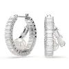 Créoles Ariana Grande x Swarovski Crystal Pearls_x005f_x000D_cristaux taille baguette