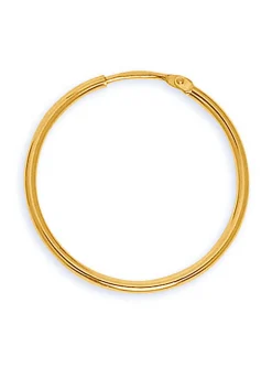 Créoles Brillaxis 25 mm or jaune 18 carats