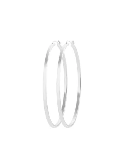 Créoles Brillaxis Argent 70mm