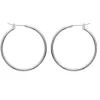 Créoles Brillaxis argent 30mm