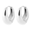 Créoles Brillaxis argent rhodié_x005f_x000D_17mm large