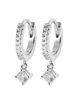 Créoles BRillaxis argent rhodié OZ
