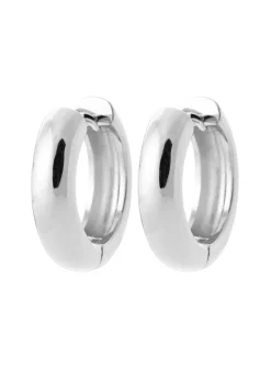 Créoles Brillaxis argent rhodié 20mm_x005f_x000D_fil creux