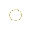 Créoles Brillaxis fil rond 2 mm diamètre 45mm