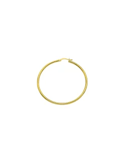 Créoles Brillaxis fil rond 2 mm diamètre 45mm