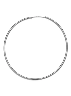 Créoles Brillaxis or balns fil rond 1.5 mm_x005f_x000D_diamètre 50 mm