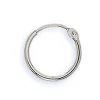 Créoles Brillaxis or blanc 18 carats 10 mm