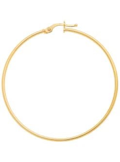 Créoles Brillaxis or jaune 9 carats 40mm