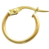 Créoles Brillaxis or jaune 9 carats 10mm