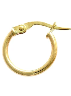 Créoles Brillaxis or jaune 9 carats 10mm