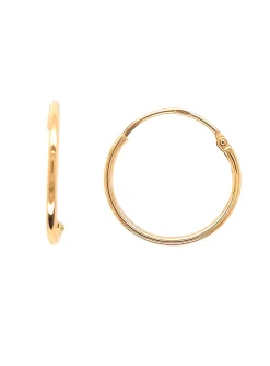 Créoles Brillaxis or jaune 9 carats diamètre 14mm