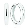 créoles Sif Jakobs Créoles Carrara pianura Medio_x005f_x000D_argent 925/1000