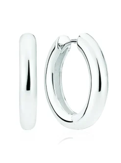 créoles Sif Jakobs Créoles Carrara pianura Medio_x005f_x000D_argent 925/1000
