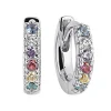 Créoles Sif Jakobs Ellera argent multicolores_x005f_x000D_petit modèle
