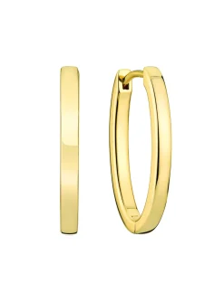 Créoles Sif Jakobs Ellisse Pianura piccolo_x005f_x000D_argent 925/1000 plaqué or jaune 18k