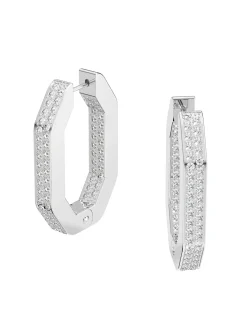 Créoles Swarovski Dextera octogonales
