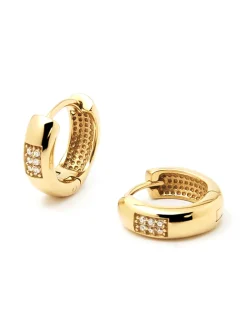 Créoles Zag Bijoux Clarisse acier doré oxydes